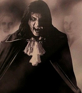 WWJ as Dracula in the film "Tales of Dracula"