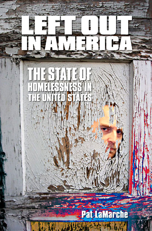 "Left Out in America" - a powerful look at what it means to be homeless in the United States. http://www.amazon.com/Left-Out-America-Homelessness-United/dp/1929565208 Cover by - Chad Bruce October 5, 2006
