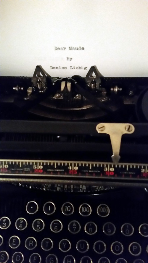 Denise's typewriter
