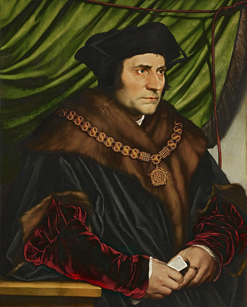 Portrait of Sir Thomas More by Hans Holbein the Younger, 1527
