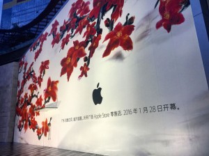[木棉花]  广州 Apple Store 开幕前现场  摄影:李迎迎