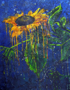 "Dripping Sunflower Series"